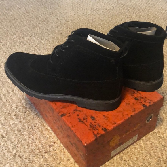 NEVER BEEN WORN Giraldi Mens Black Boots - Picture 4 of 8